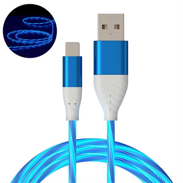 iPhone Flow Light LED Lightning Data Cable