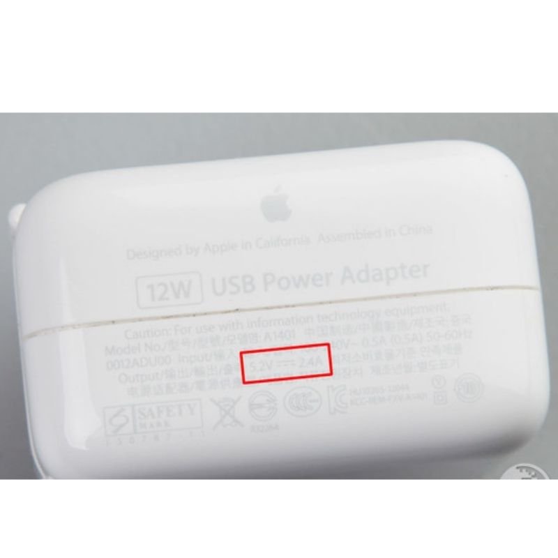 apple 12w wall charger