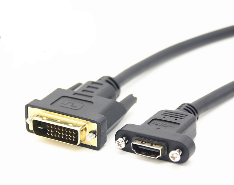 dvi cable to hdmi with locking screw