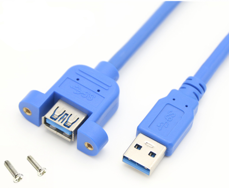 usb3.0 cable with locking screw